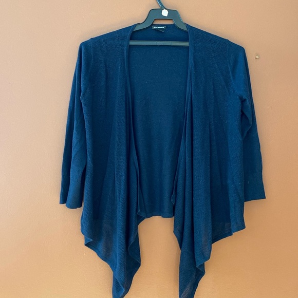 Club Monaco ladies navy blue wrap in size extra small. - Picture 1 of 8